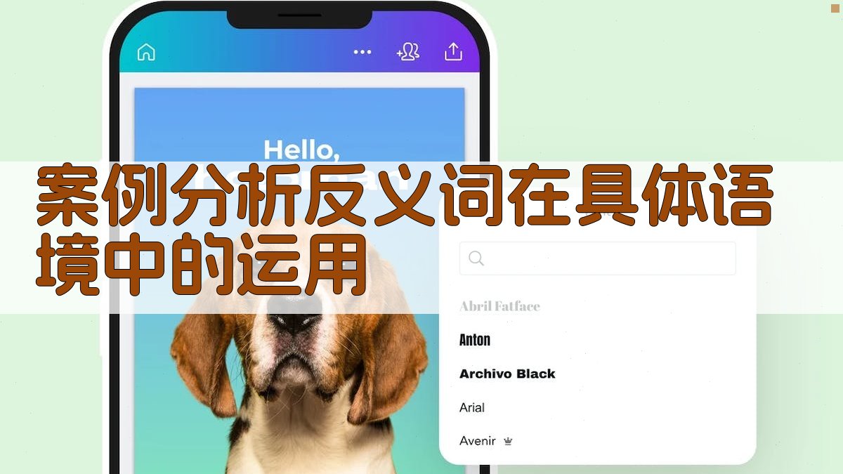 案例分析反义词在具体语境中的运用 图4