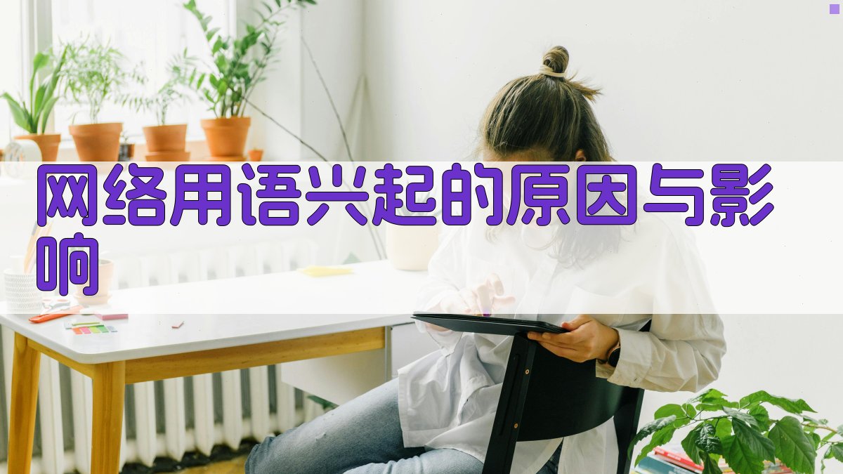 网络用语兴起的原因与影响 图1