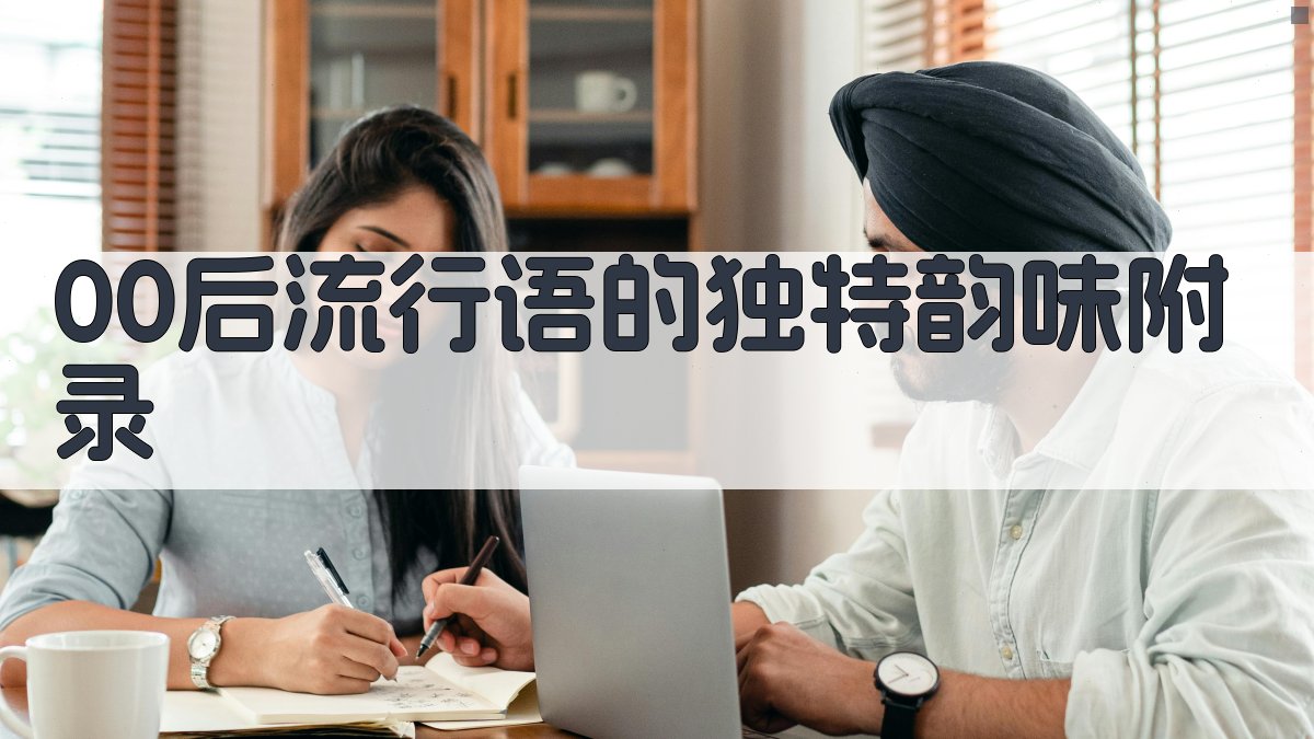 00后流行语的独特韵味 · 附录 图5