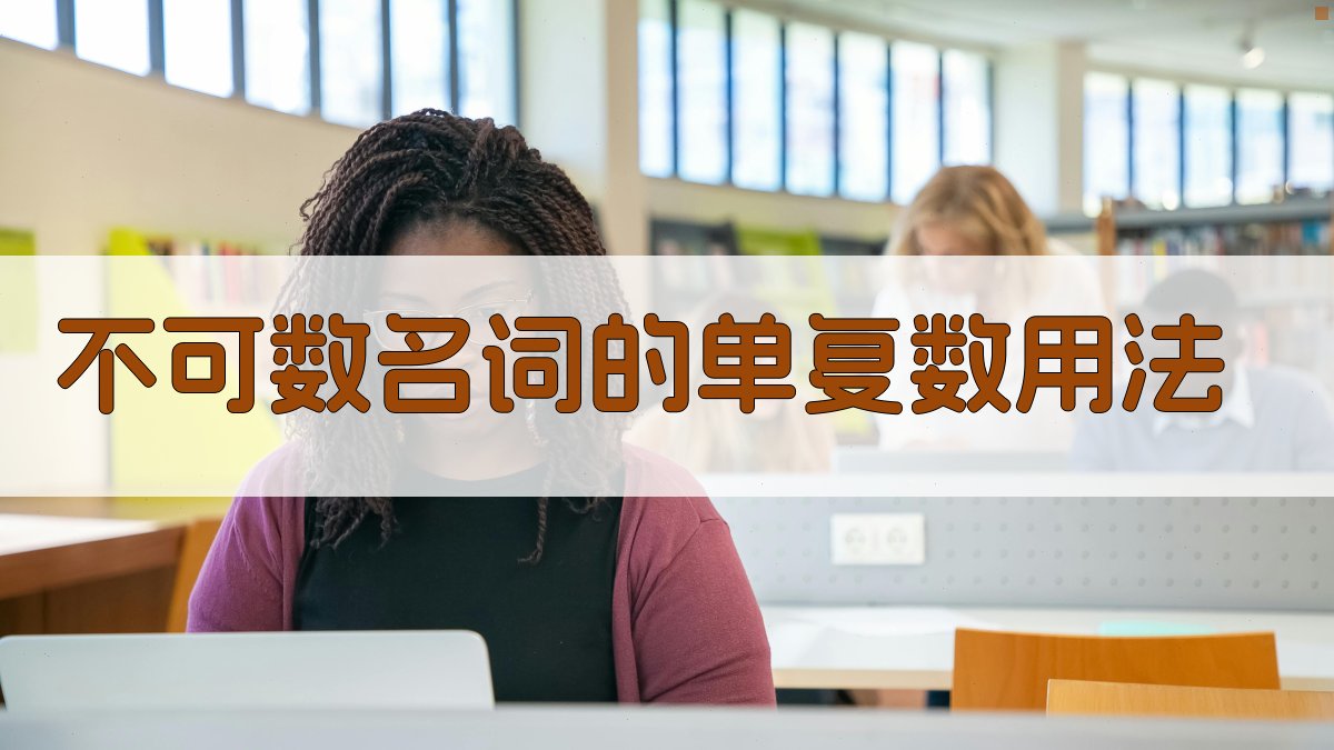 名词单复数用法对比