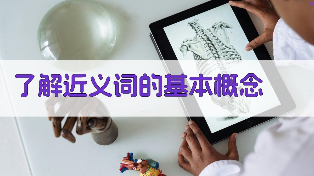 了解近义词的基本概念 图1