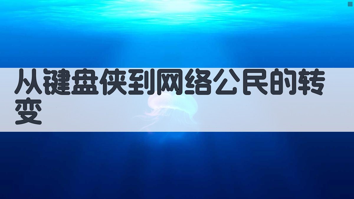 从“键盘侠”到“网络公民”的转变 图3