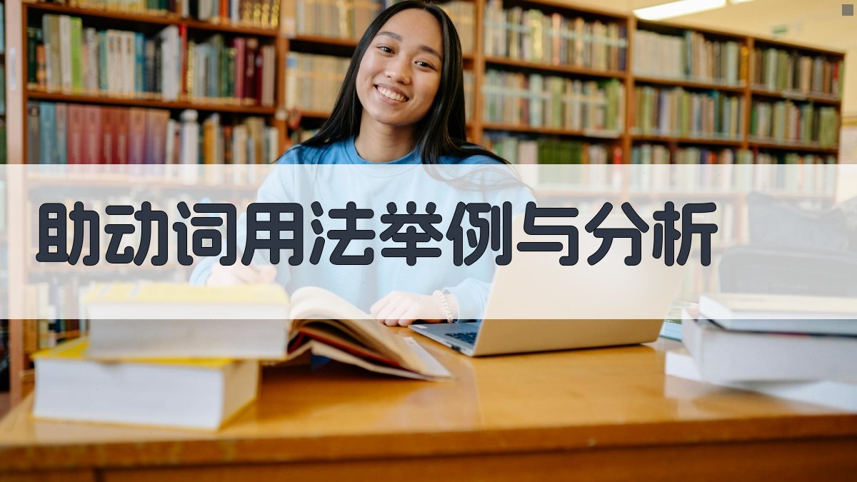 助动词用法举例与分析 图3