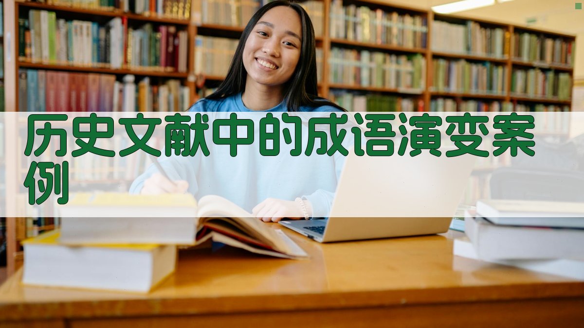 历史文献中的成语演变案例 图3