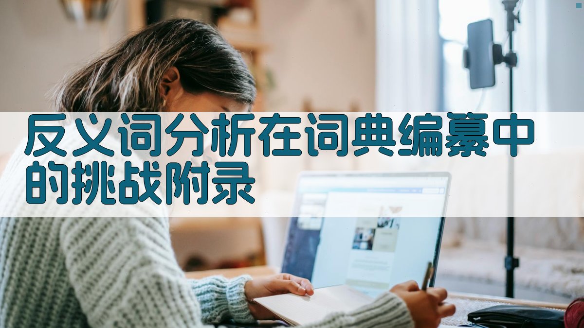 反义词分析在词典编纂中的挑战 · 附录 图5