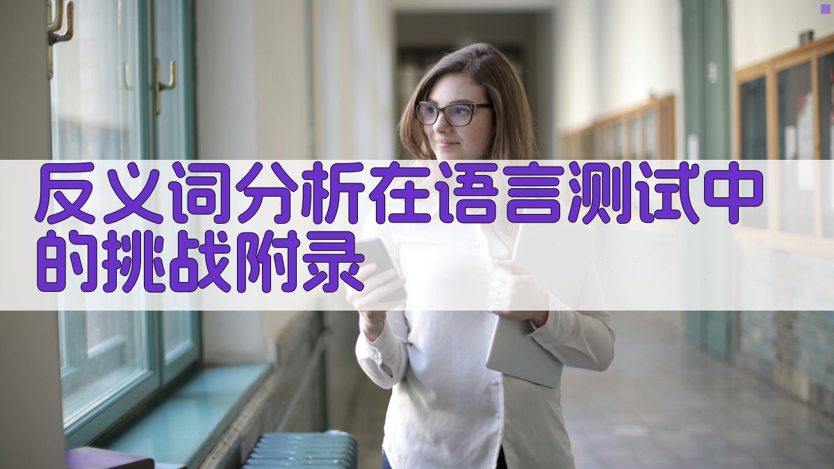 反义词分析在语言测试中的挑战 · 附录 图3