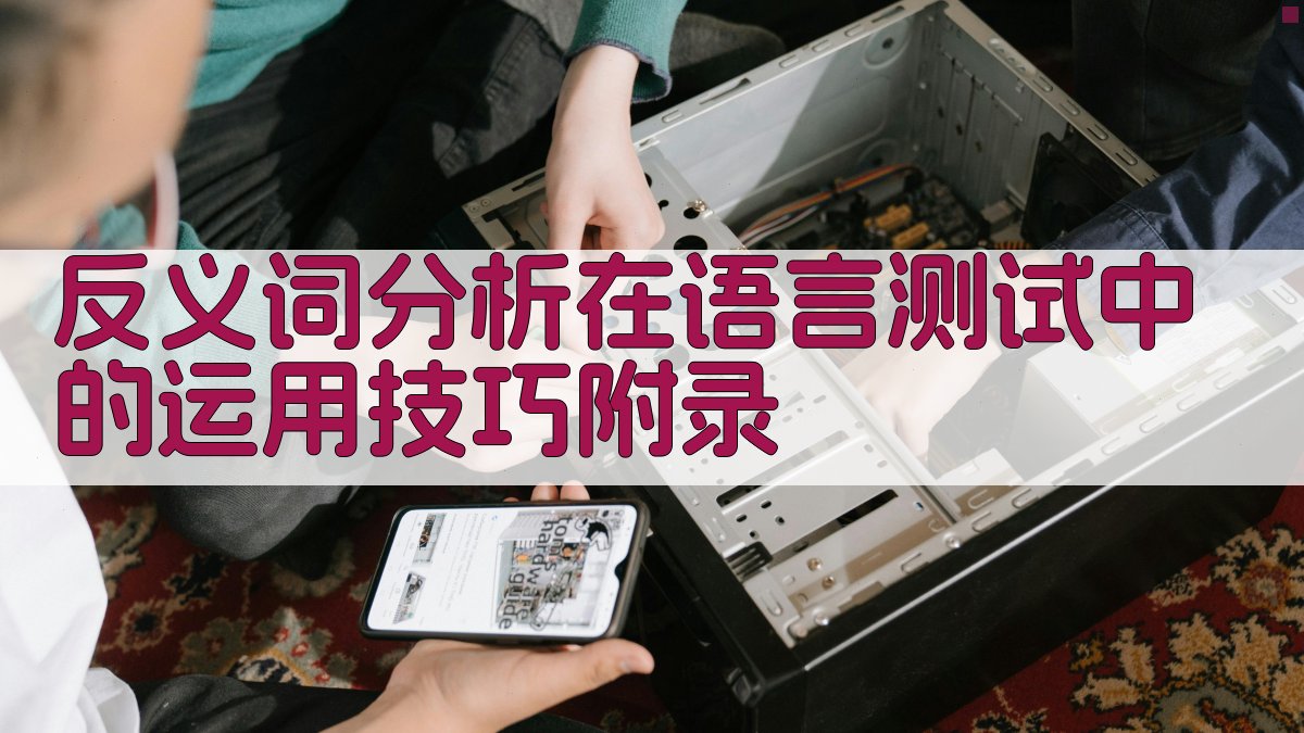 反义词分析在语言测试中的运用技巧 · 附录 图3