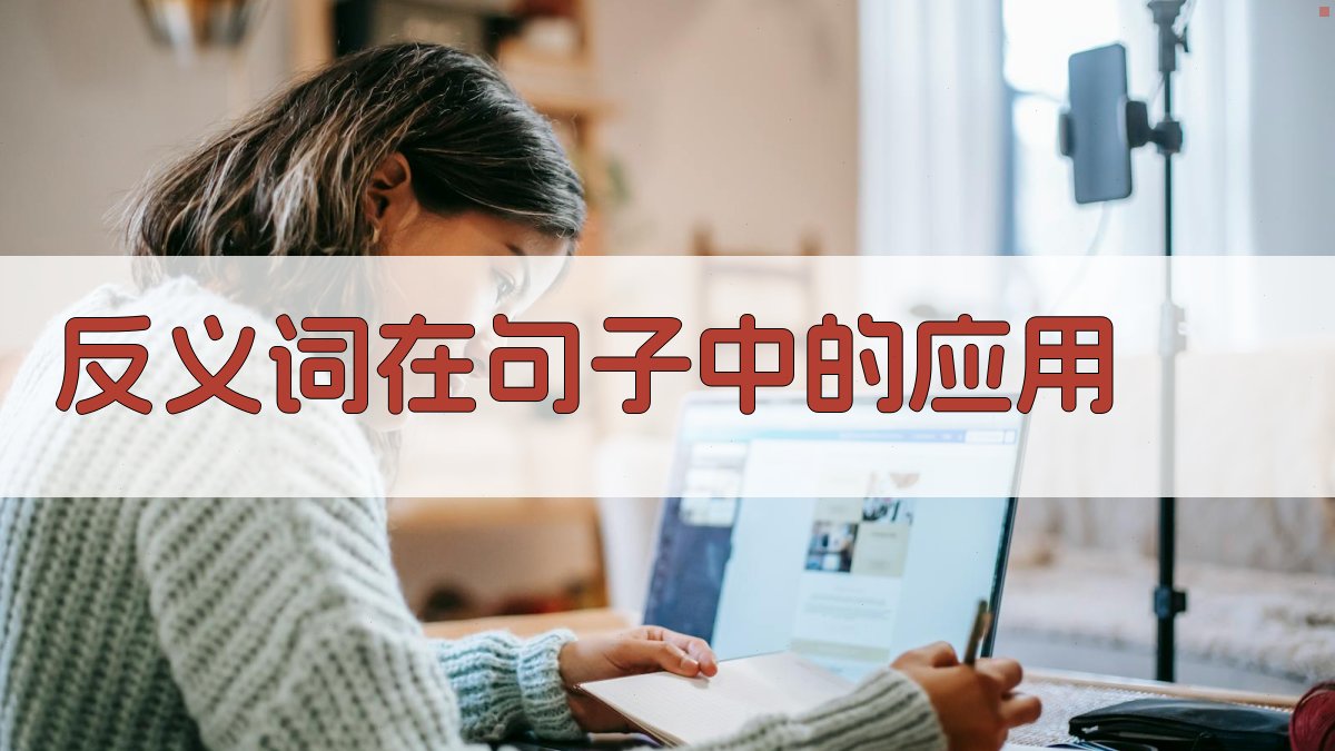 反义词在句子中的应用 图1