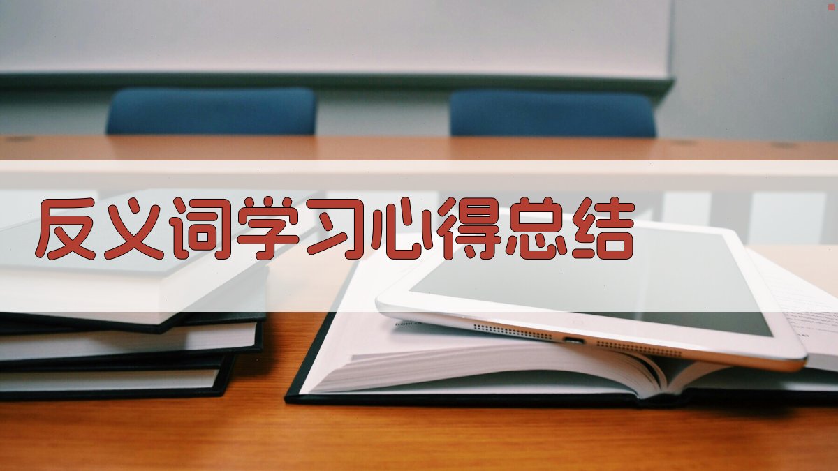 反义词学习心得总结 图2