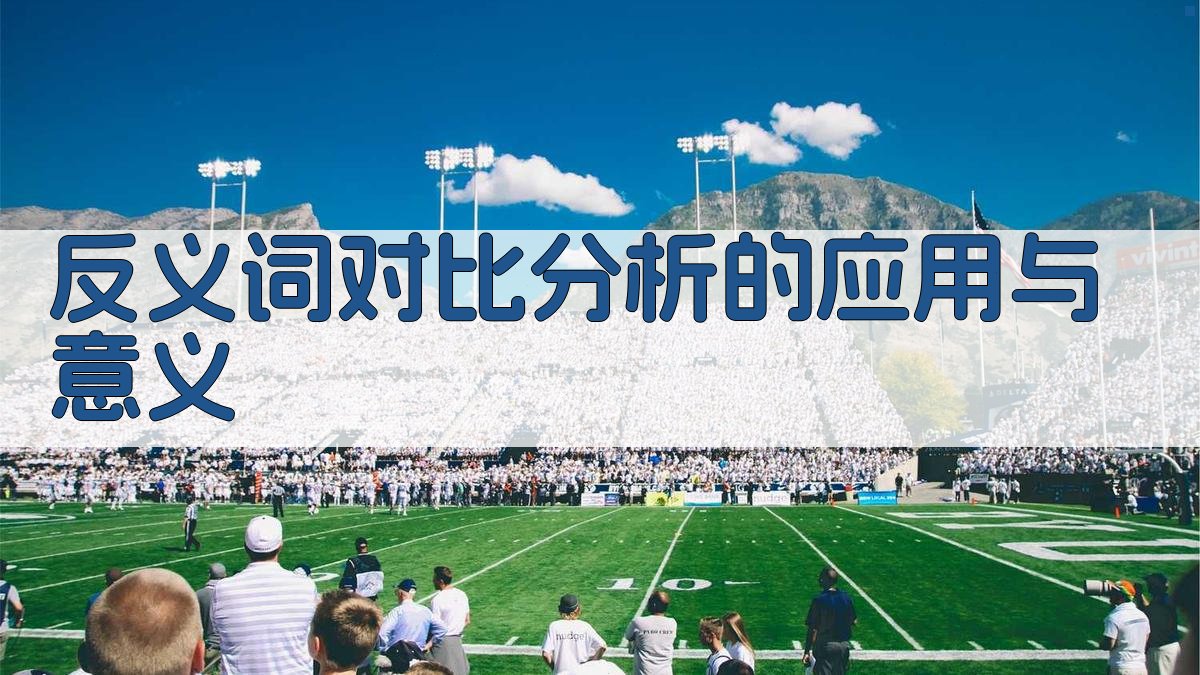 反义词对比分析的应用与意义 图4