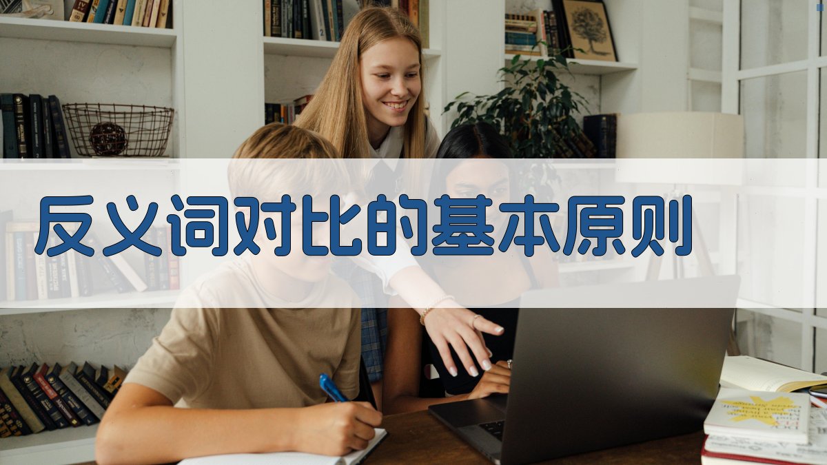 反义词对比的基本原则 图2