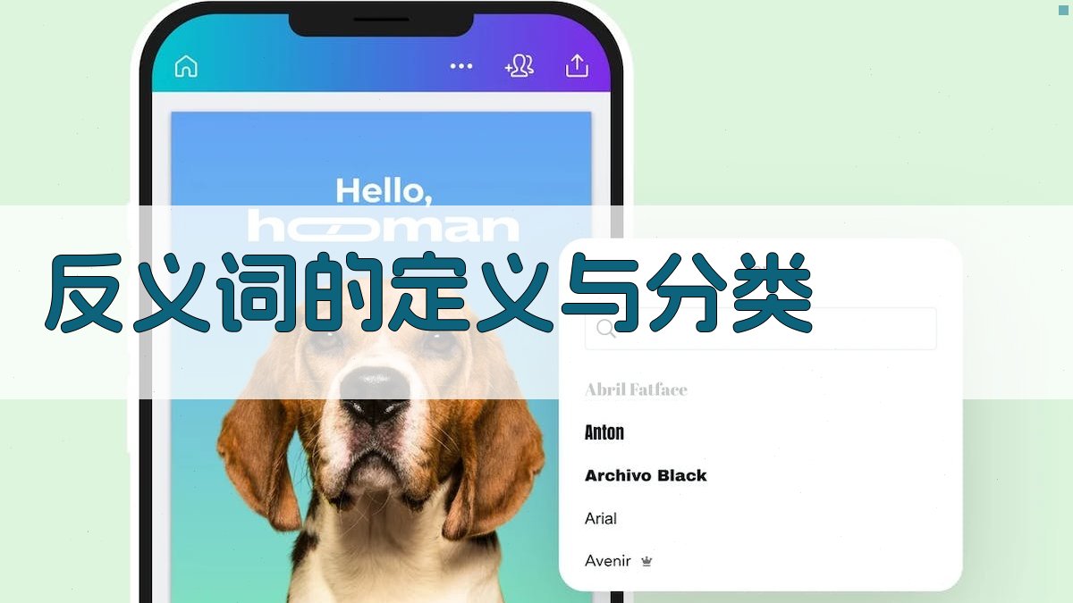 反义词的定义与分类 图1