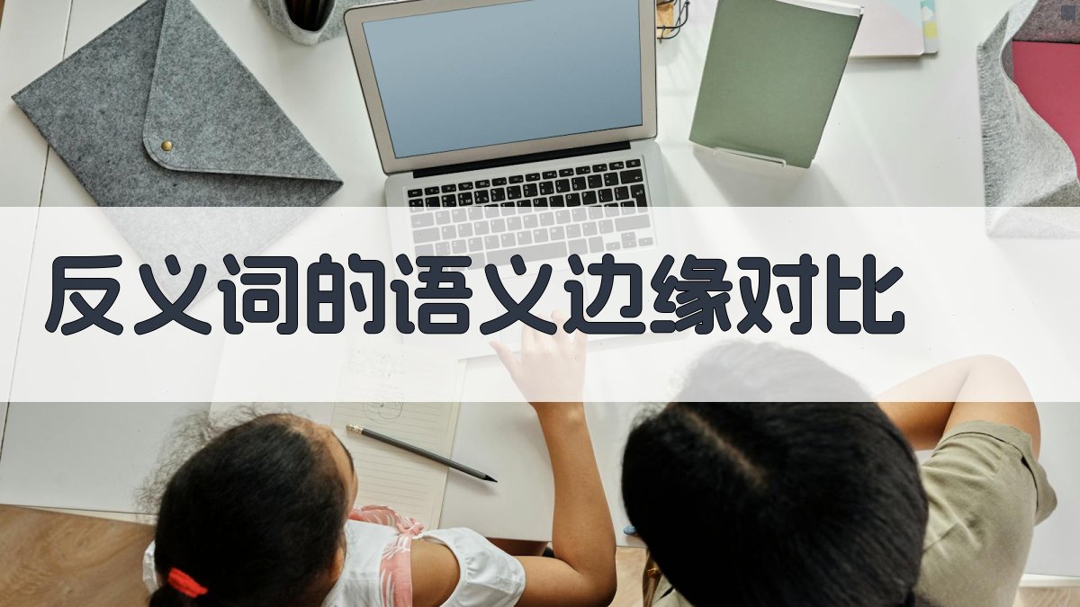 反义词的语义边缘对比 图2