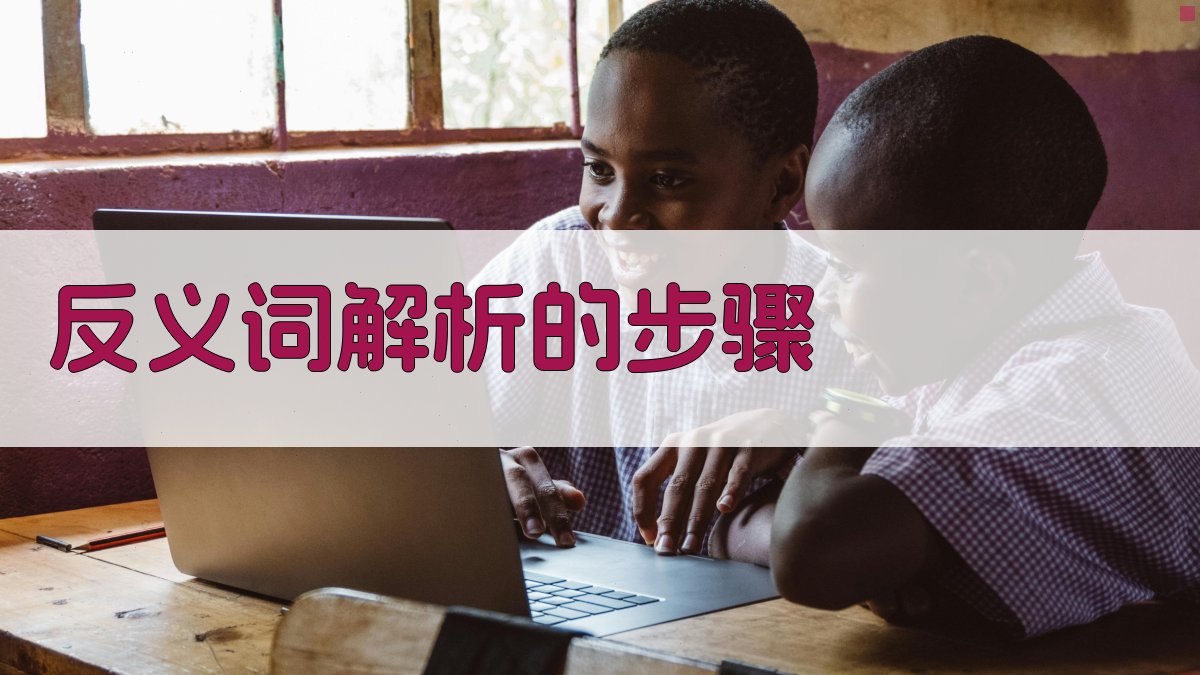 反义词解析的步骤 图2