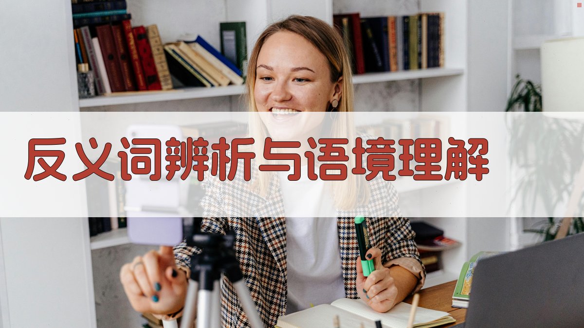 反义词辨析与语境理解 图2