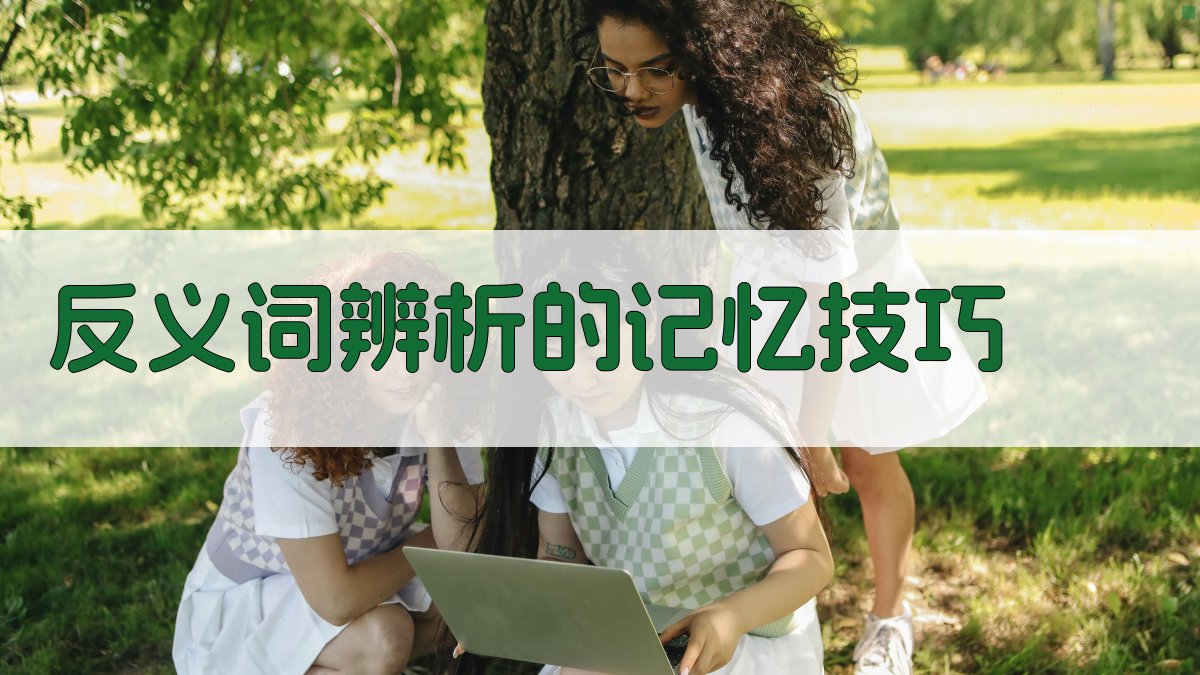 反义词辨析的记忆技巧 图1