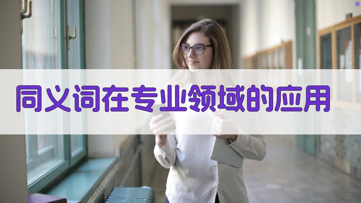 同义词在专业领域的应用 图3