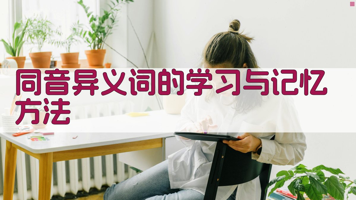 同音异义词的学习与记忆方法 图4