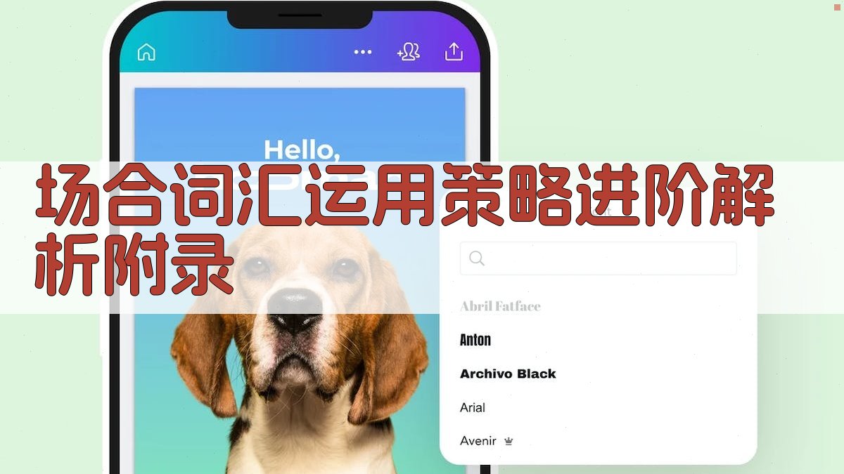 场合词汇运用策略进阶解析 · 附录 图2