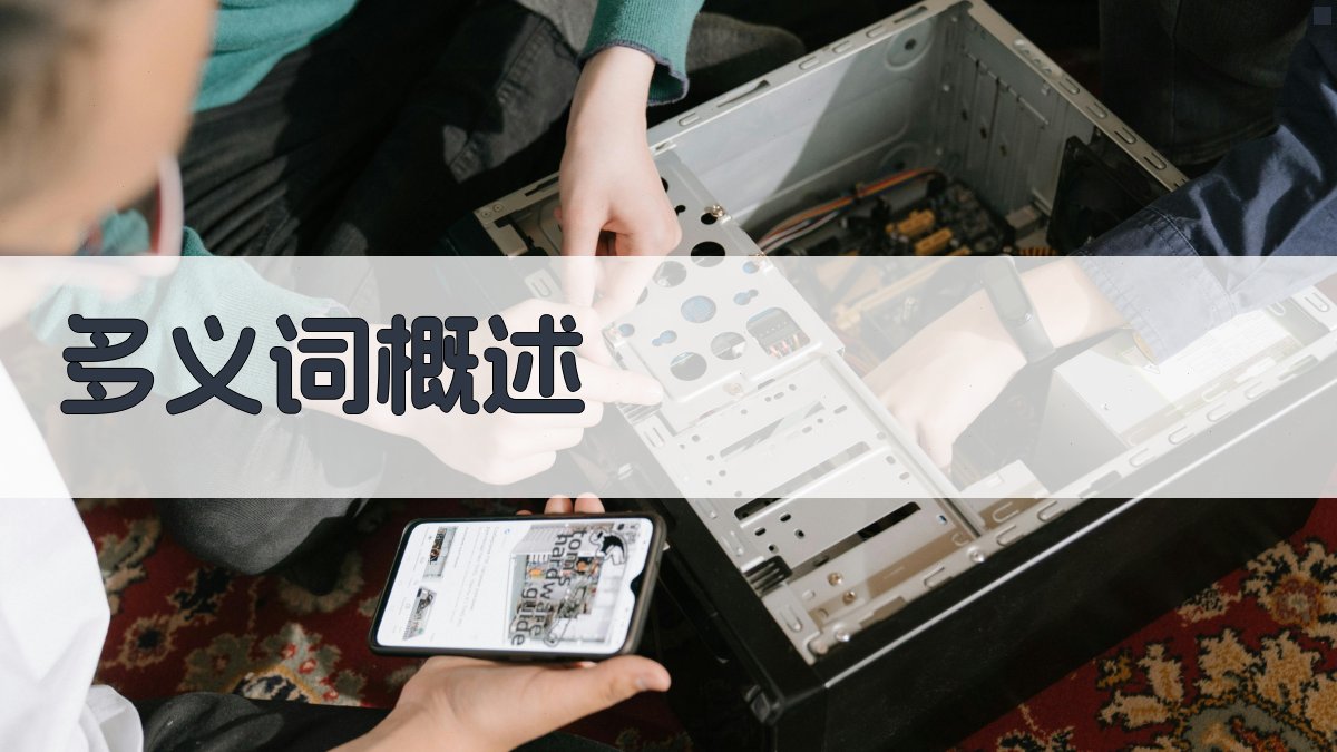 多义词概述 图1