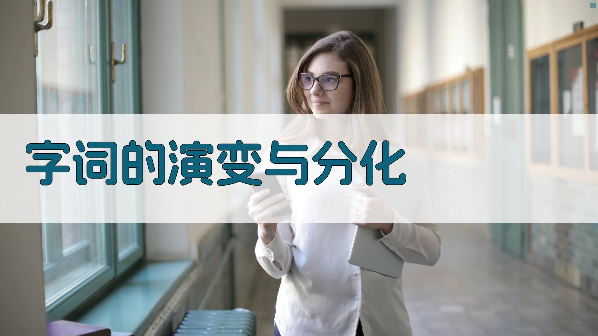 字词的演变与分化 图3