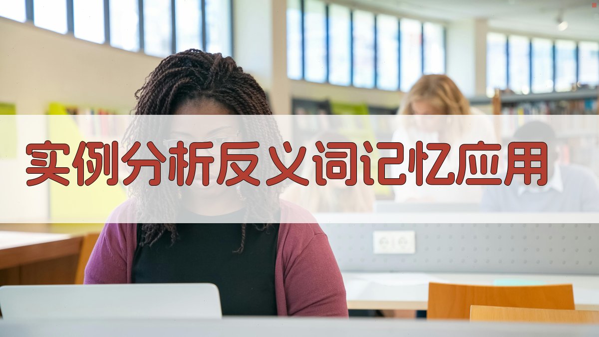 实例分析反义词记忆应用 图4