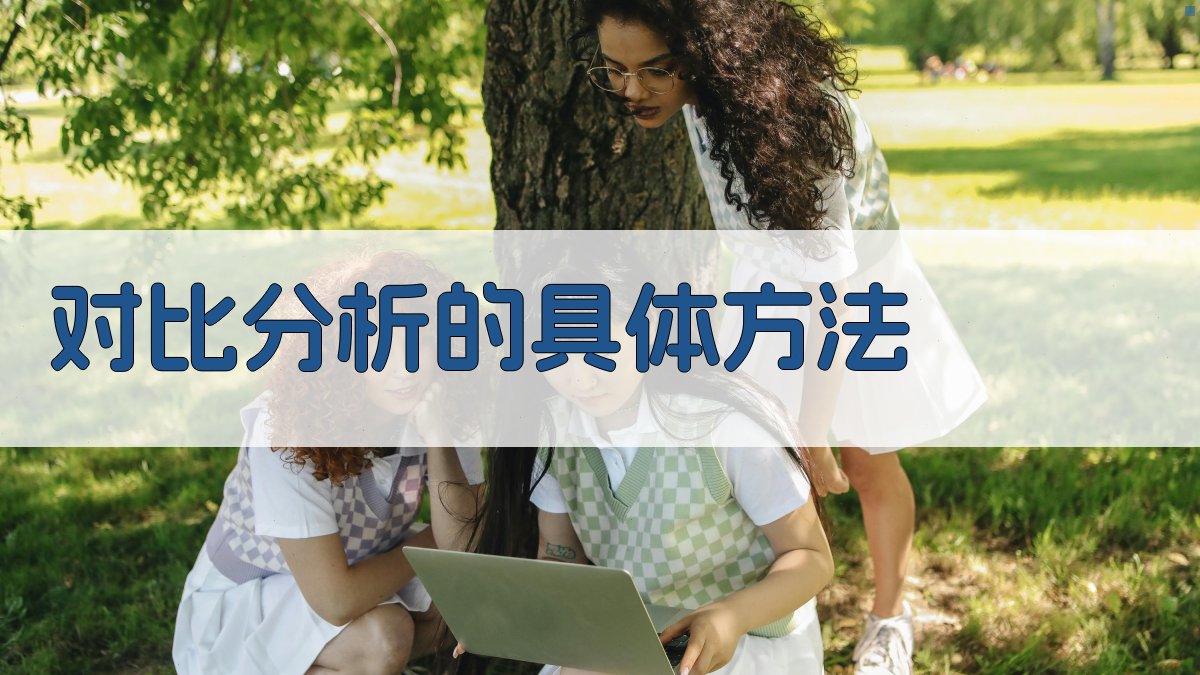 对比分析的具体方法 图1