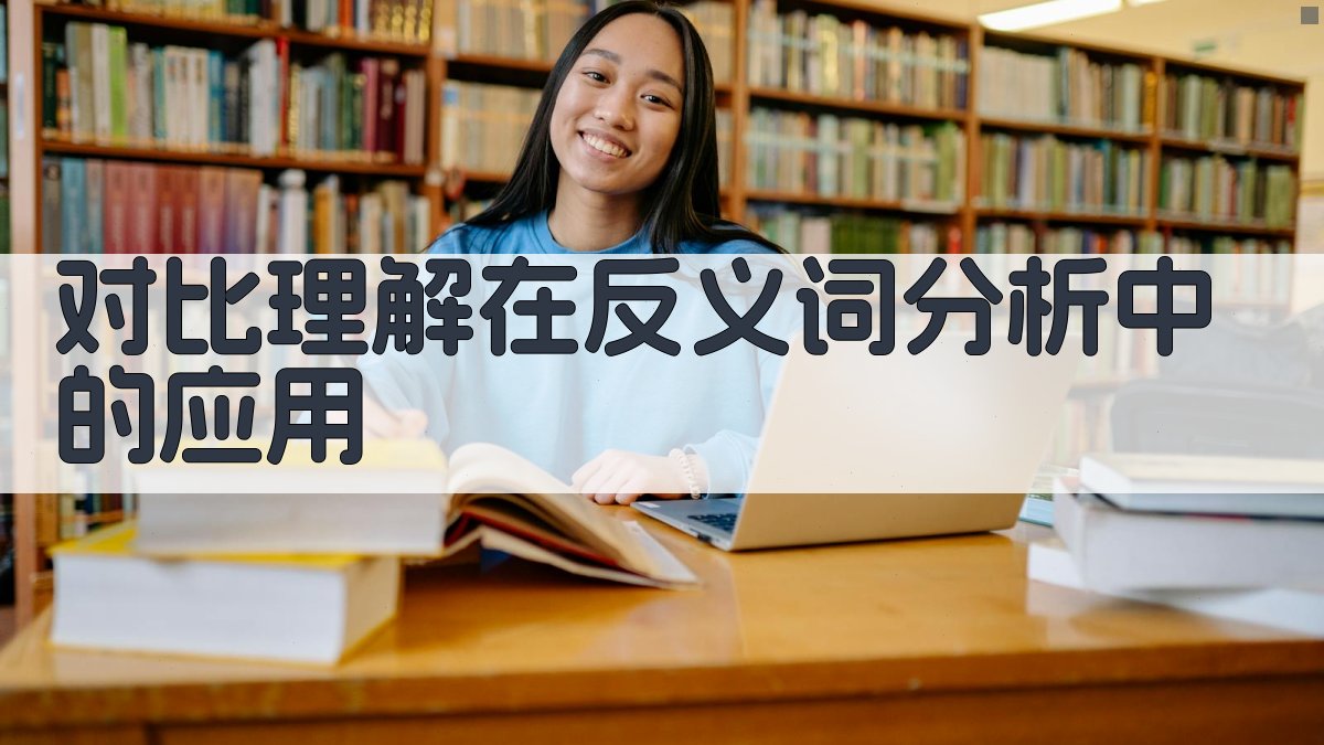 对比理解在反义词分析中的应用 图3