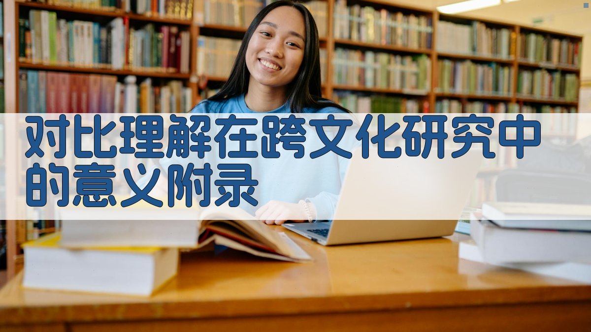 对比理解在跨文化研究中的意义 · 附录 图2