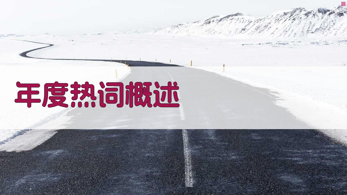 年度热词概述 图1