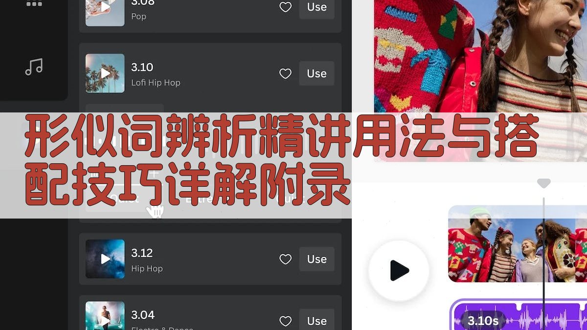 形似词辨析精讲用法与搭配技巧详解 · 附录 图5