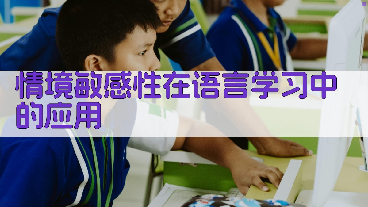 情境敏感性在语言学习中的应用 图2