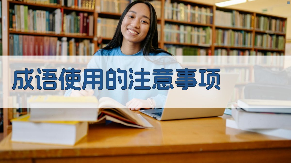 成语使用的注意事项 图1