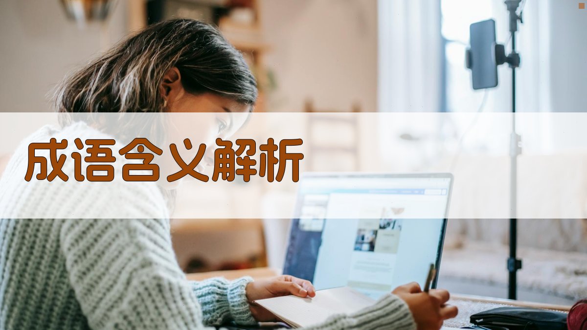 成语含义解析 图1