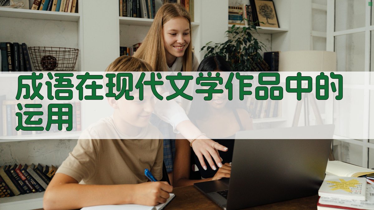 成语在现代文学作品中的运用 图4