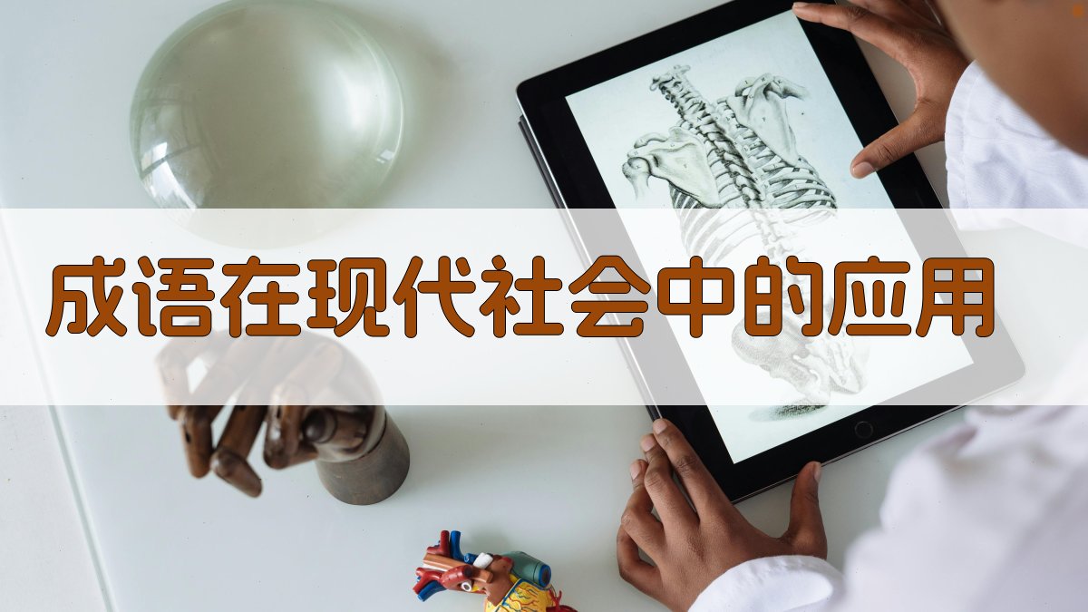 成语在现代社会中的应用 图4