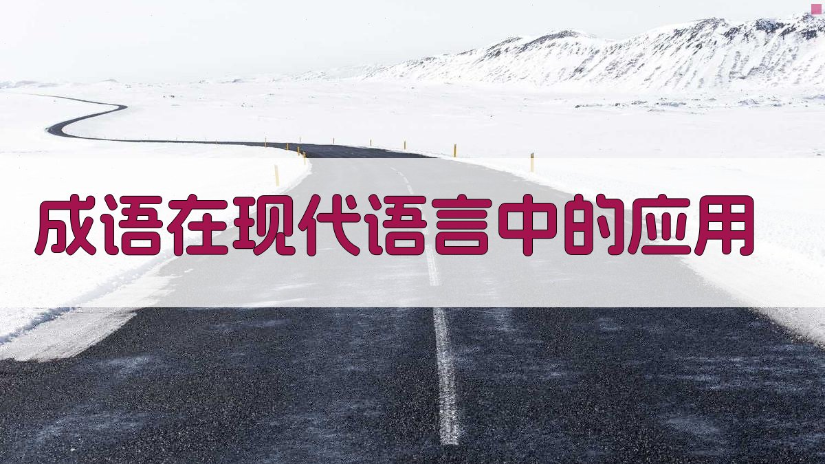 成语在现代语言中的应用 图2