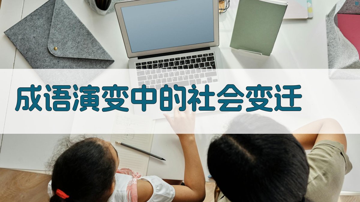 成语演变中的社会变迁 图2