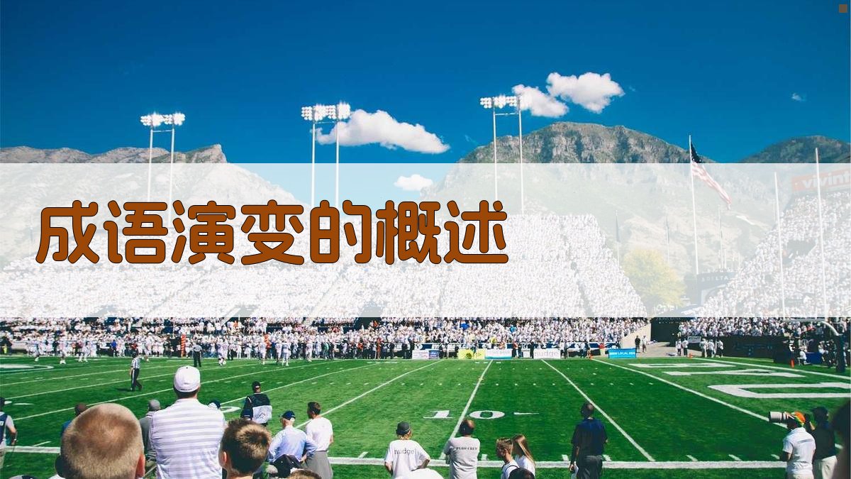 成语演变的概述 图1