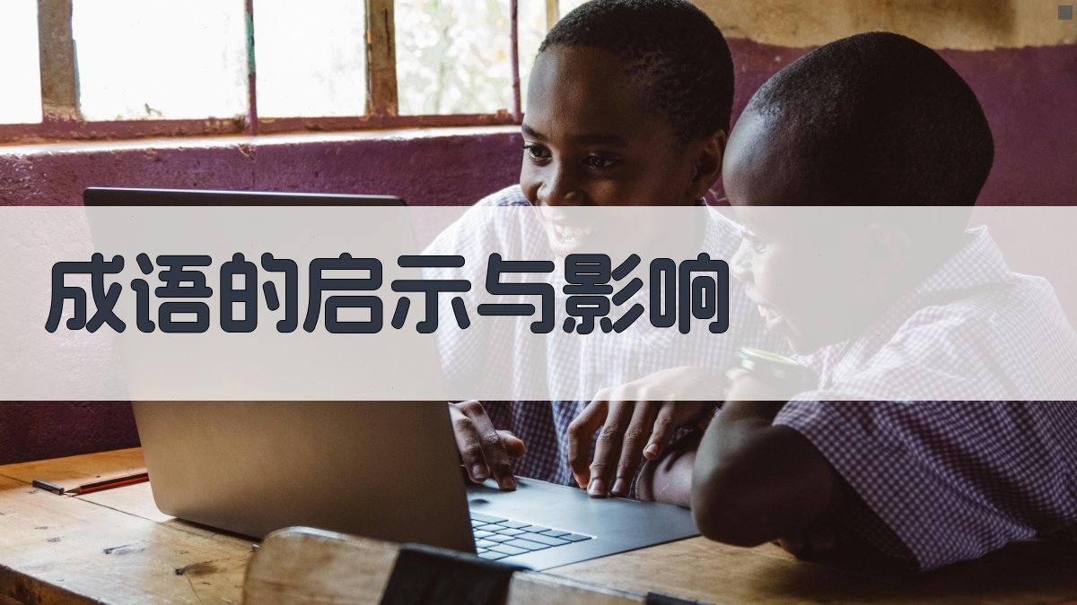 成语的启示与影响 图3