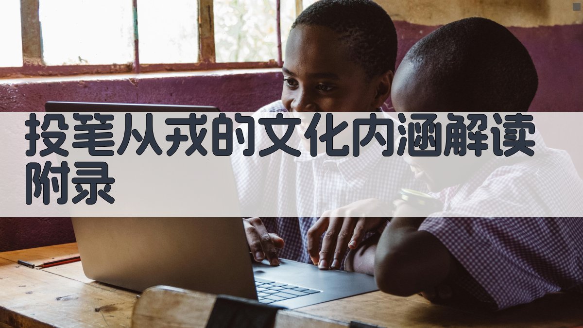 投笔从戎的文化内涵解读 · 附录 图3