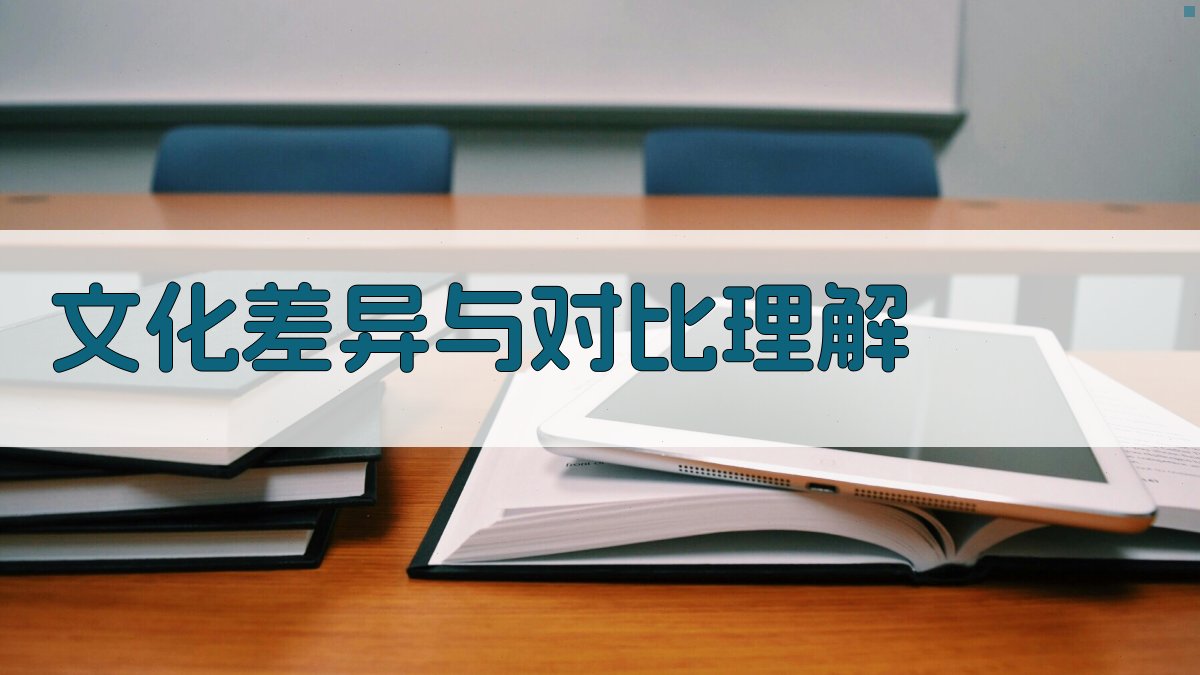 文化差异与对比理解 图3