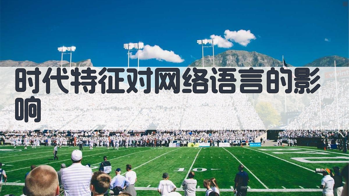 时代特征对网络语言的影响 图1