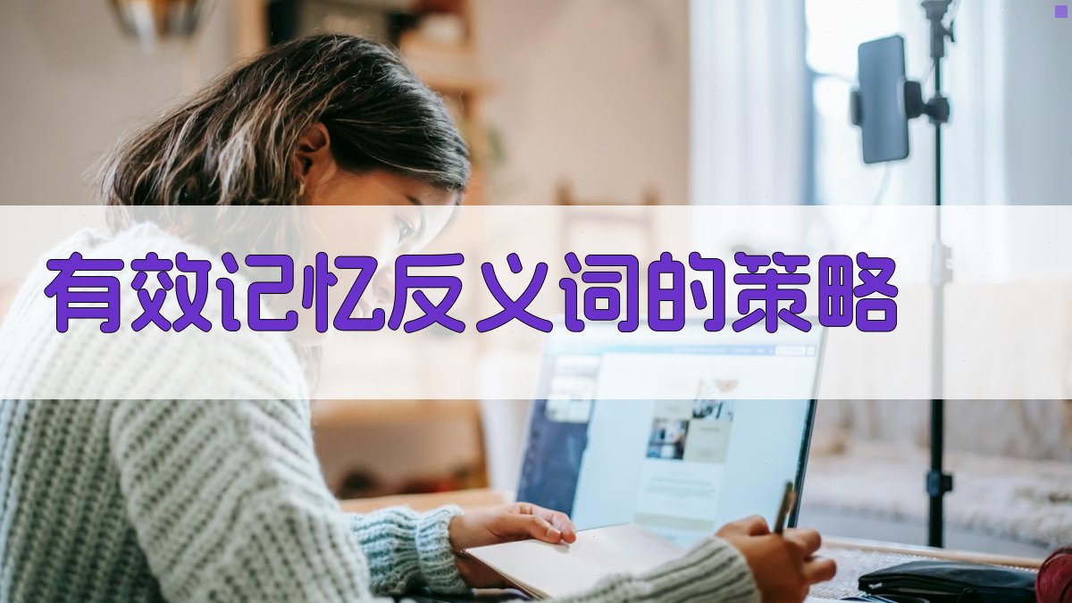 有效记忆反义词的策略 图3