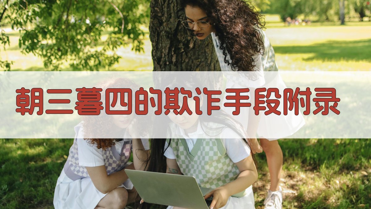 朝三暮四的欺诈手段 · 附录 图5