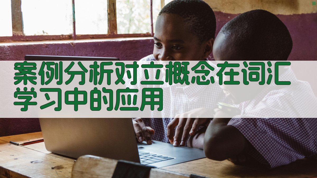 案例分析对立概念在词汇学习中的应用 图1