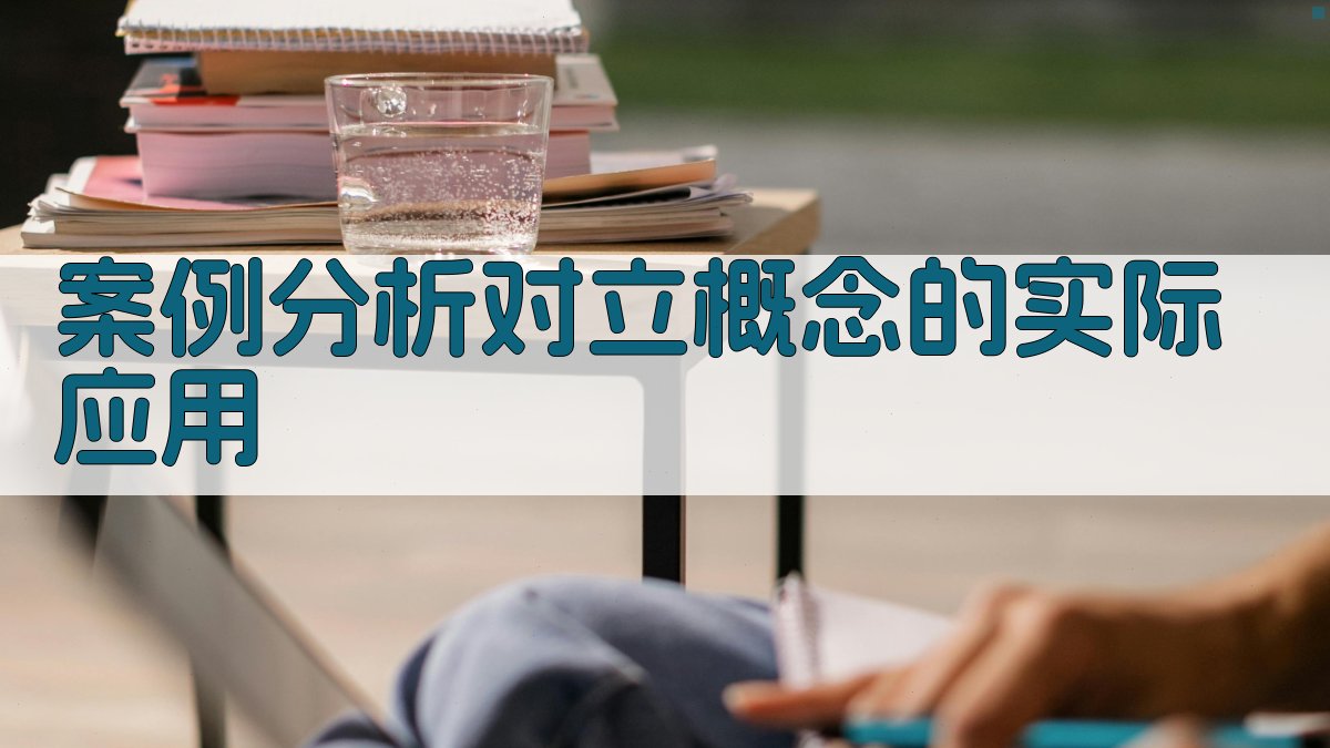 案例分析对立概念的实际应用 图3