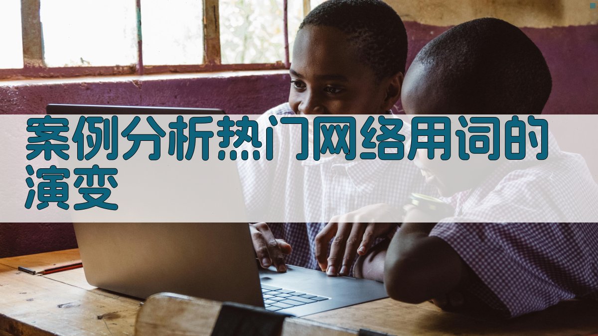 案例分析热门网络用词的演变 图1