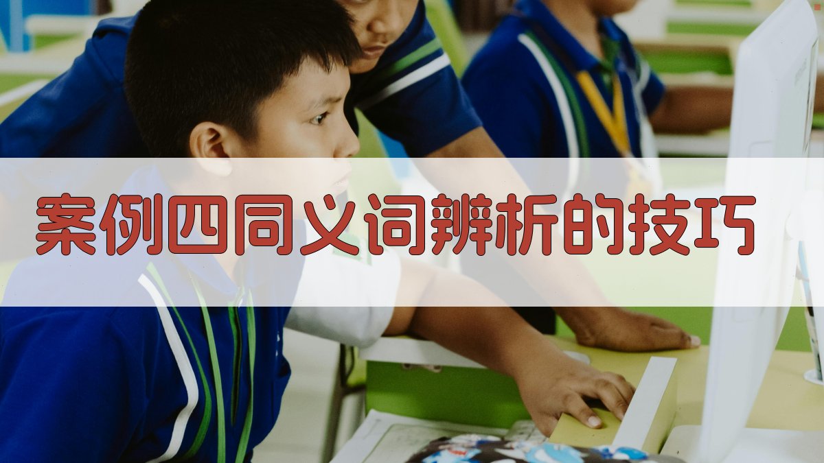 同义词细微差别识别案例解析