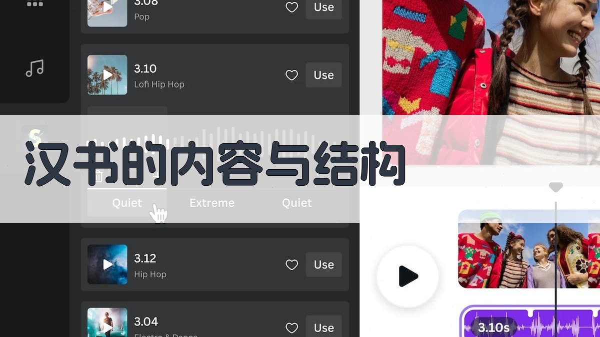 《汉书》的内容与结构 图2